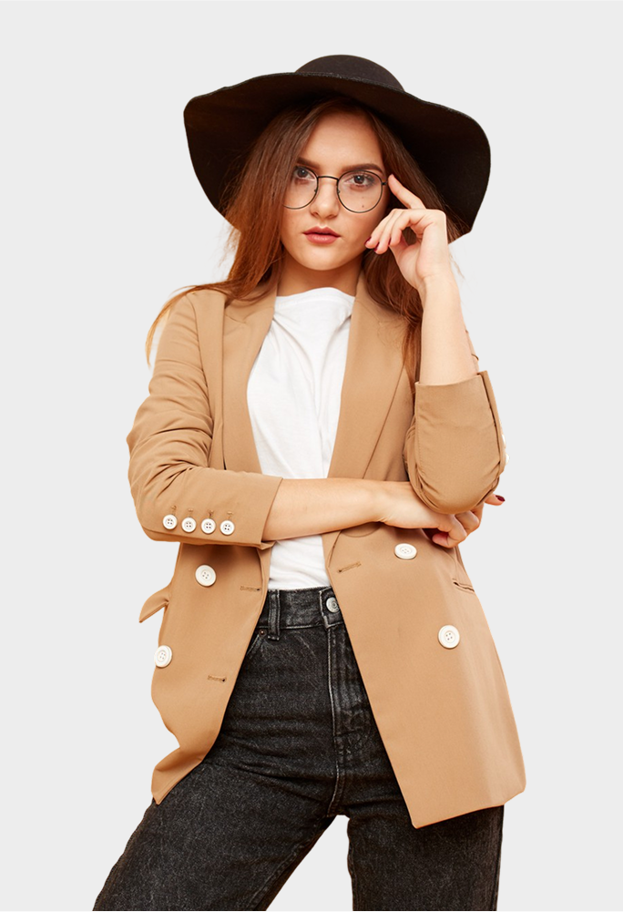 Camel Tailored Blazer